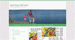 Desktop Screenshot of havetwinswilltravel.com