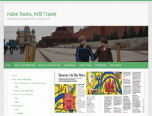 Tablet Screenshot of havetwinswilltravel.com